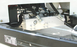 REED A Series concrete line pump block component