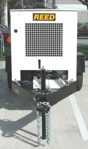 REED A Series concrete line pump front view