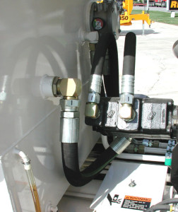 Concrete pump gear pump component