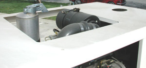 REED A Series concrete line pump hood top