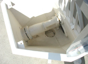 REED A Series concrete line pump hopper