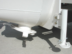 REED A Series concrete line pump hopper detail