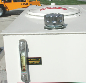 REED A Series concrete line pump hydraulic oil reservoir