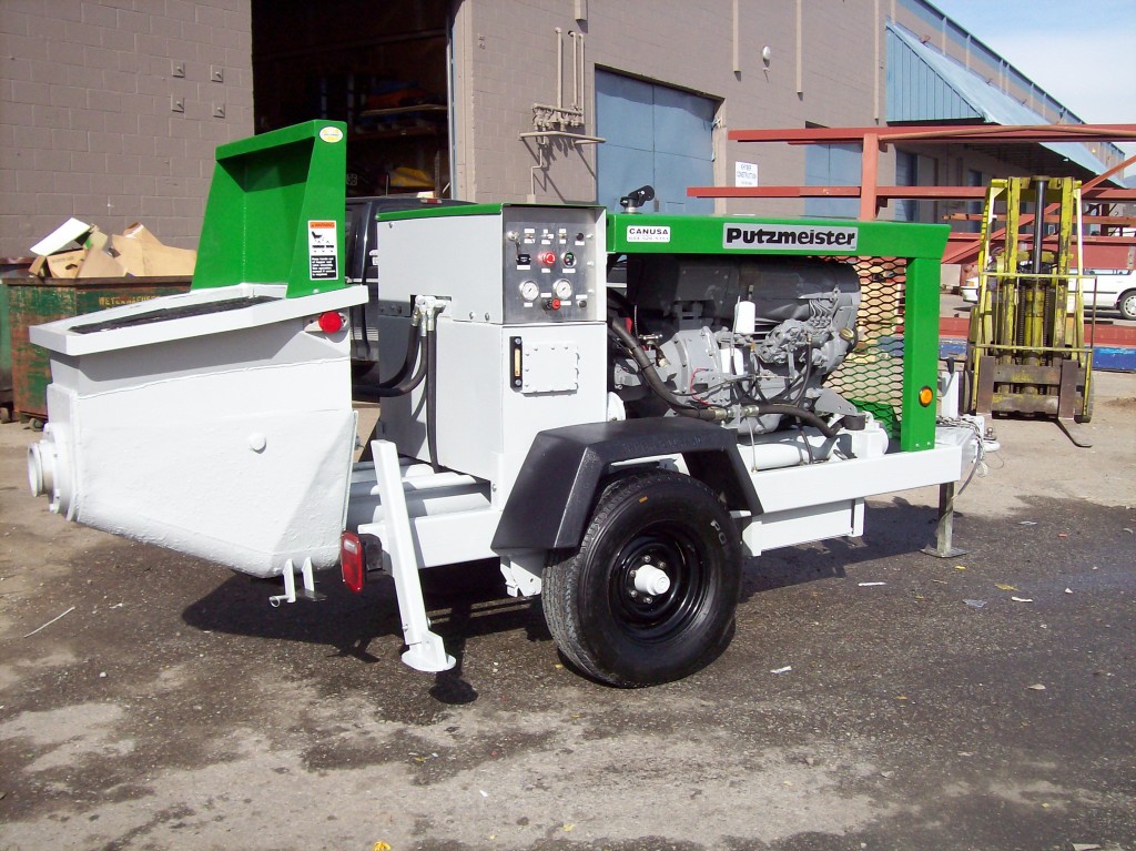 Putzmeister 2040 concrete line pump